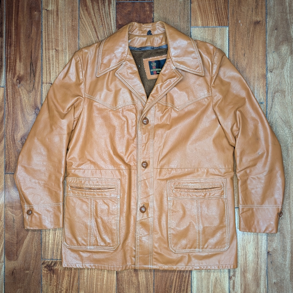 Anderson-Little Vintage Leather Coat (L)